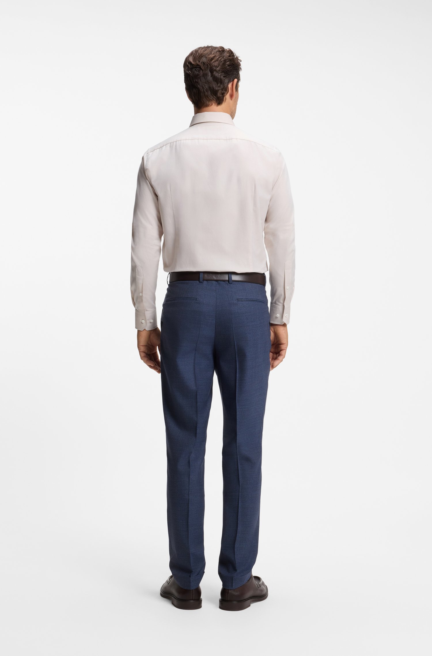 Boss Slim-fit cotton shirt skjortor & blusar herr – bild 3