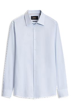 Slim-fit cotton shirt