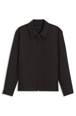BOSS BY BECKHAM relaxed-fit linen jacket