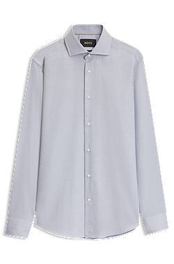 Camicia regular fit in cotone 