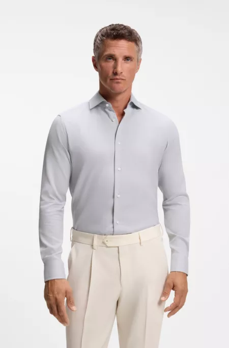 Camisa regular fit de algodón