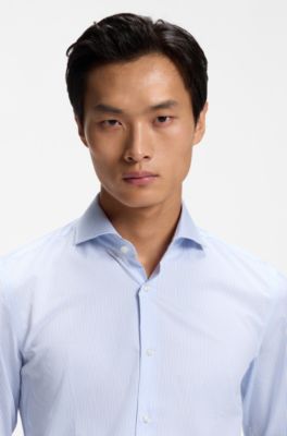 Slim-fit shirt , Light Blue Stripes