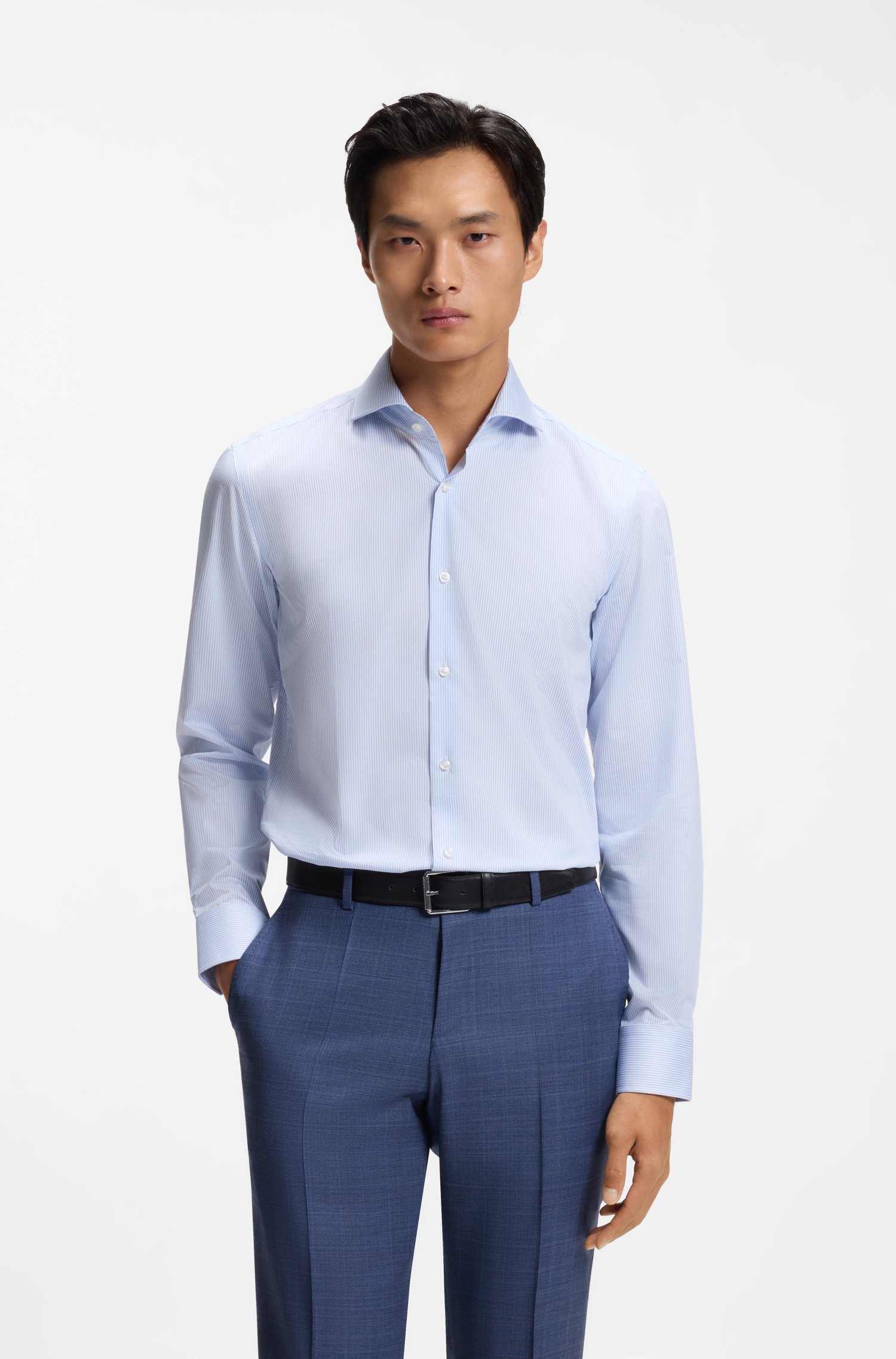 Boss Slim-fit shirt skjortor & blusar herr
