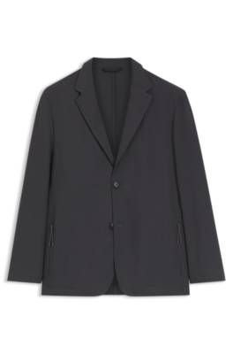 Relaxed-fit suit jacket in comfort-stretch fabric 1