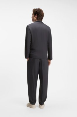 Boss Relaxed-fit suit jacket in comfort-stretch fabric kavajer herr – bild 2