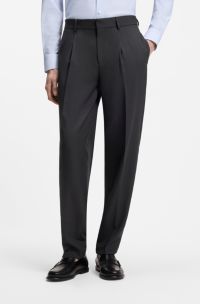 Relaxed-fit broek van comfortabel stretchmateriaal, Donkergrijs