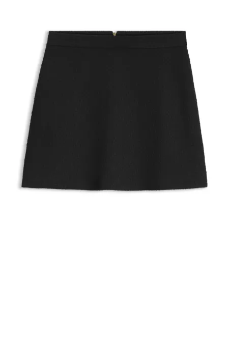 Logo-jacquard skirt