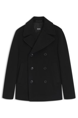 Boss Uomo Nero Cappotti, S, New, - Immagine 3