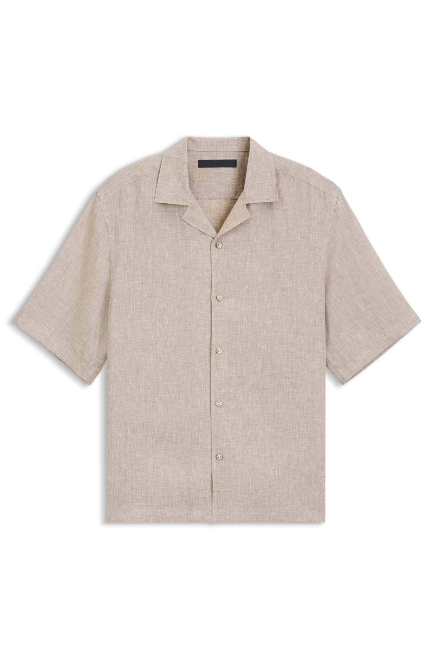 Boss BY BECKHAM relaxed-fit linen shirt skjortor & blusar herr – bild 4