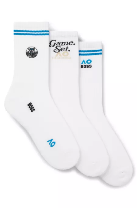 BOSS x AO 3-pack short socks