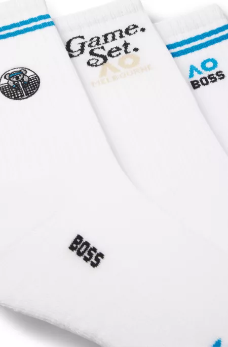 BOSS x AO 3-pack short socks