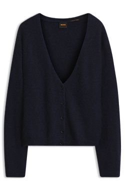 Relaxed-fit cardigan crafted in an alpaca blend