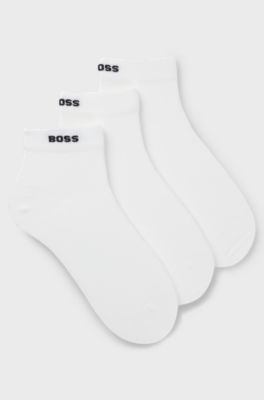 3-pack socks, White