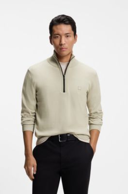 Cotton-cashmere sweater , Light Beige