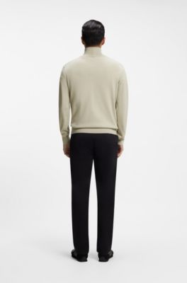 Cotton-cashmere sweater , Light Beige