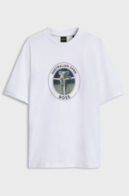 BOSS x AO cotton T-shirt, White