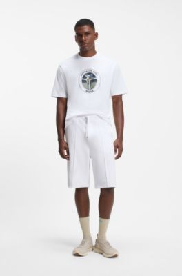 BOSS x AO cotton T-shirt, White