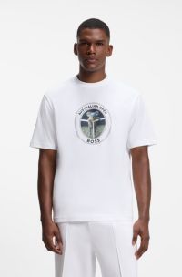 BOSS x AO cotton T-shirt, White