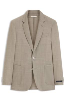 Boss BY BECKHAM slim-fit suit jacket in virgin wool kavajer herr – bild 4
