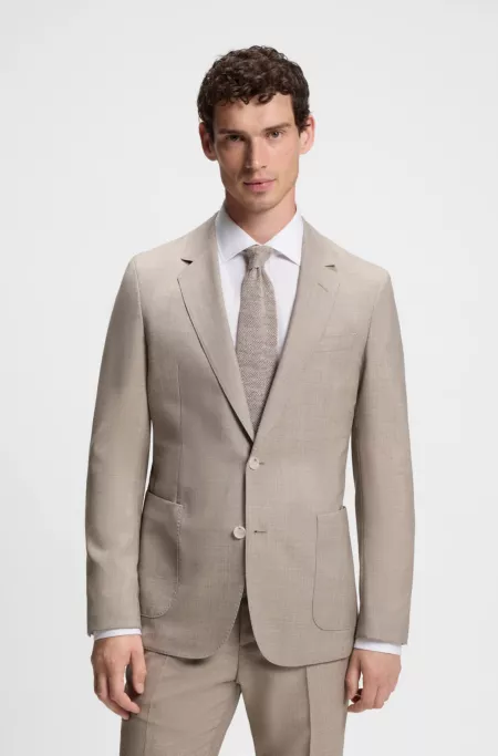BOSS BY BECKHAM Slim-Fit Sakko aus Schurwolle