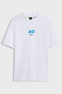 BOSS x AO cotton T-shirt, White