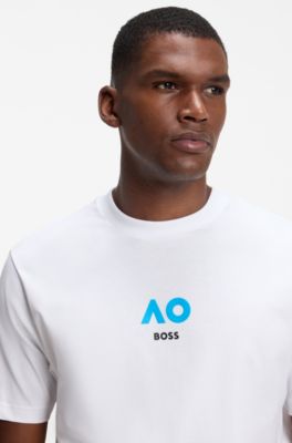 BOSS x AO cotton T-shirt, White