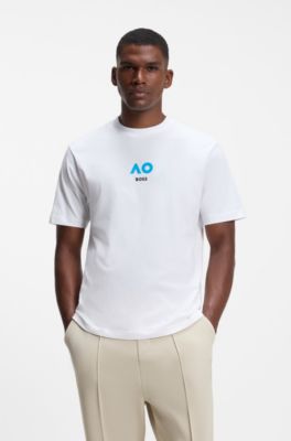 BOSS x AO cotton T-shirt, White