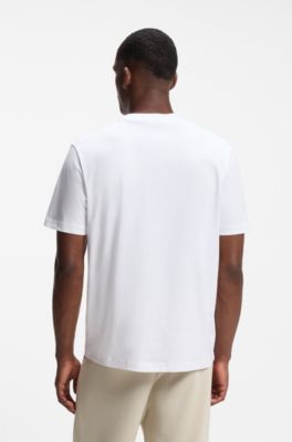 BOSS x AO cotton T-shirt, White