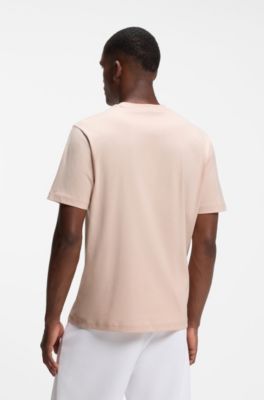 BOSS x AO cotton T-shirt, Light Orange