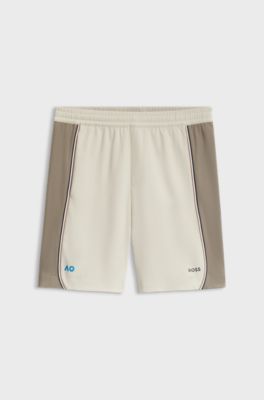 BOSS x AO replica teamwear shorts, Light Beige