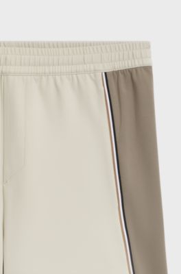 BOSS x AO replica teamwear shorts, Light Beige