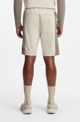 BOSS x AO replica teamwear shorts, Light Beige