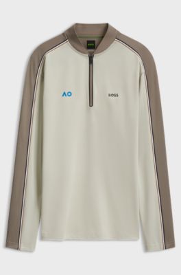 BOSS x AO replica teamwear polo shirt, Light Beige