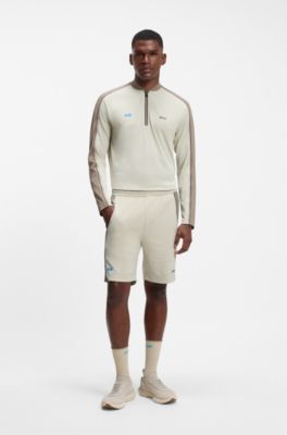 BOSS x AO replica teamwear polo shirt, Light Beige