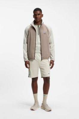 BOSS x AO replica teamwear polo shirt, Light Beige