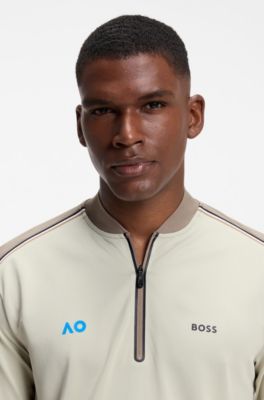 BOSS x AO replica teamwear polo shirt, Light Beige