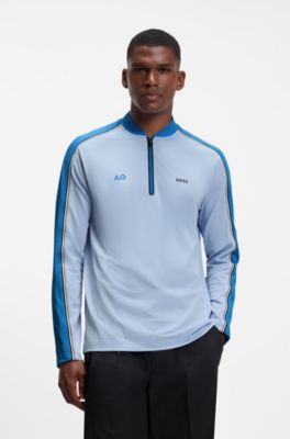 BOSS x AO replica teamwear polo shirt, Light Blue