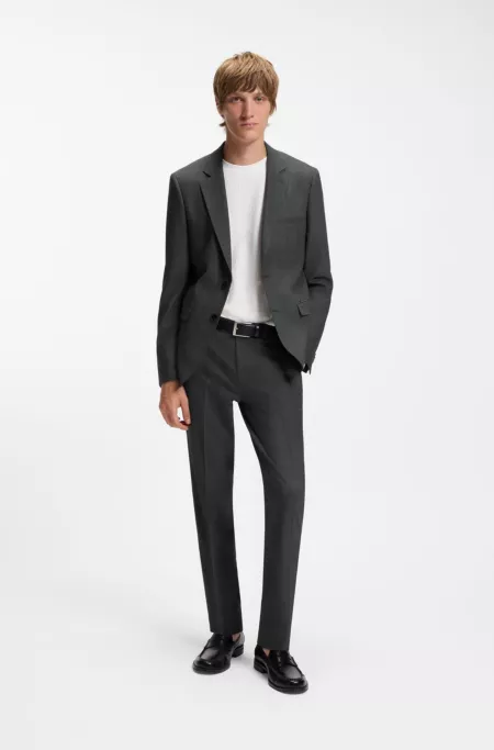 Extra-slim-fit suit in a stretch-wool blend