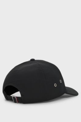 Stretch-cotton cap, Black