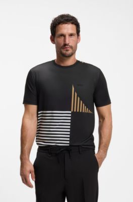 Regular-fit T-shirt, Black