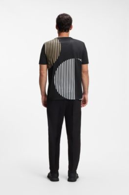 Regular-fit T-shirt, Black