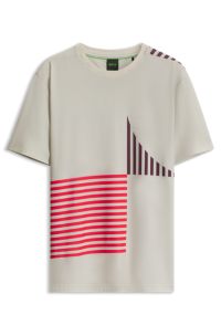 Regular-fit T-shirt, Light Beige