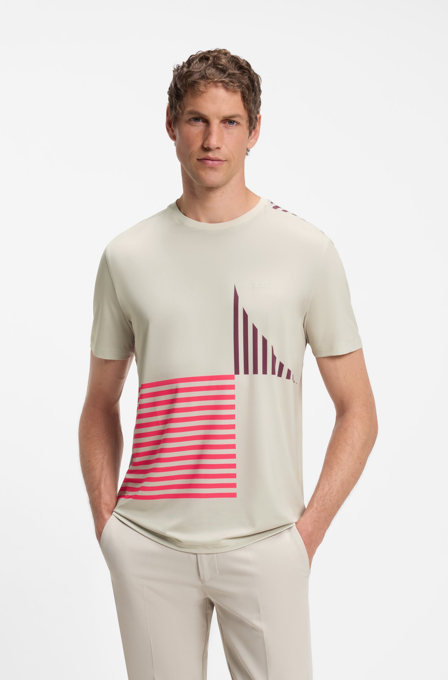 Boss Regular-fit T-shirt herr