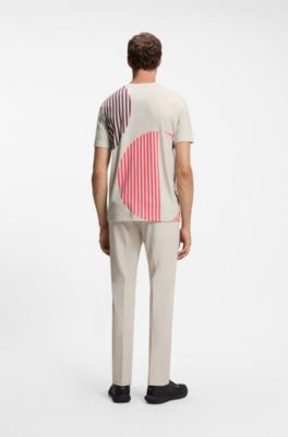 Regular-fit T-shirt, Light Beige