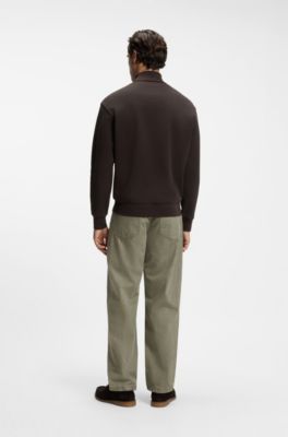 Rollneck sweatshirt, Dark Brown