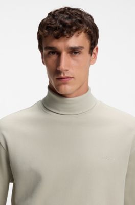 Rollneck sweatshirt, Light Beige