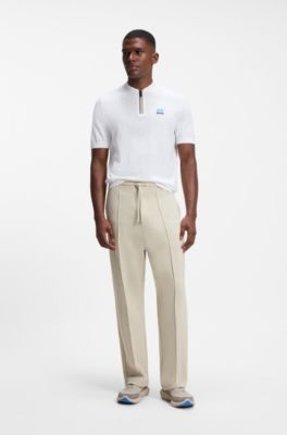 BOSS x AO replica teamwear knit polo, White