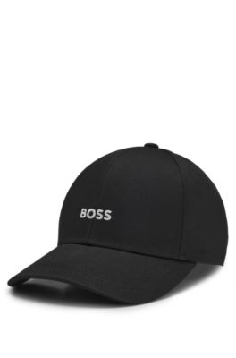 Embroidered-logo cap, Black