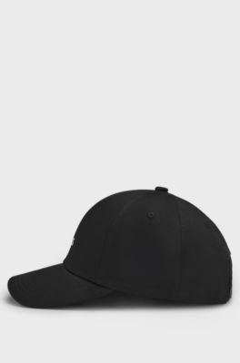 Embroidered-logo cap, Black