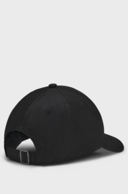 Embroidered-logo cap, Black
